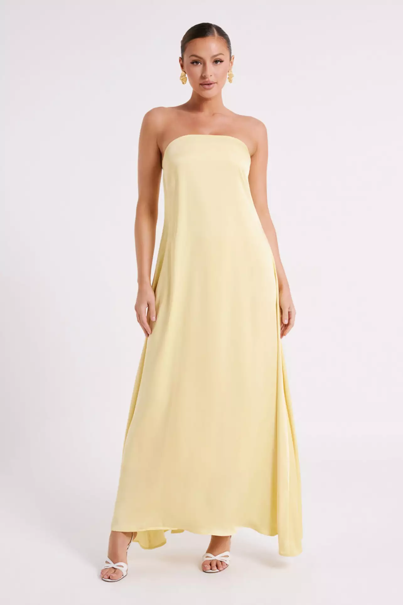 chinese dress ladies The Luisa Maxi Dress in Sweet Pea Green