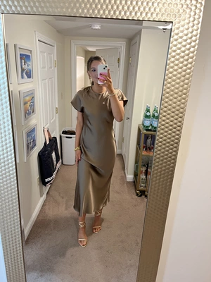 Rodeo  ZARA - SATIN EFFECT MIDI DRESS