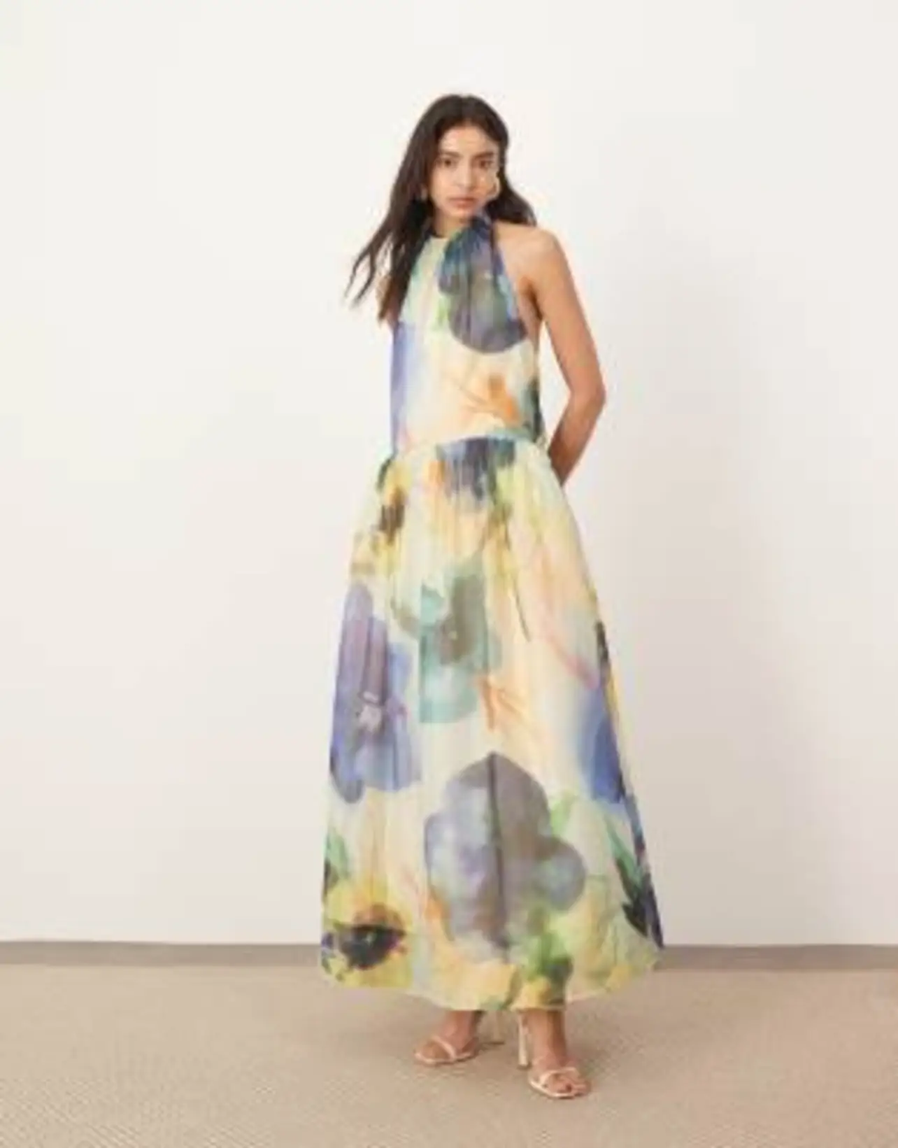 black maxi dress with heels Unforgotten Black Wrap Front Maxi Dress With Side Split – Club L London