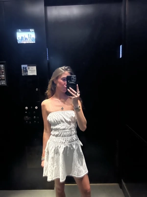 emah mini dress Godets Hem Mini Dress