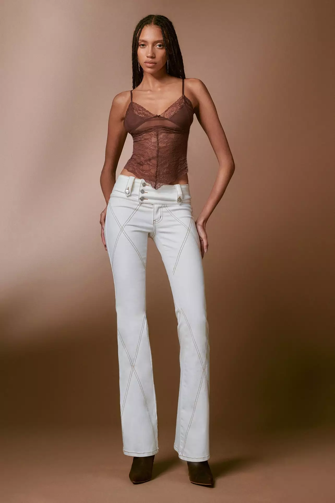 Rodeo – I.AM.GIA - GEORGINA TOP - BROWN