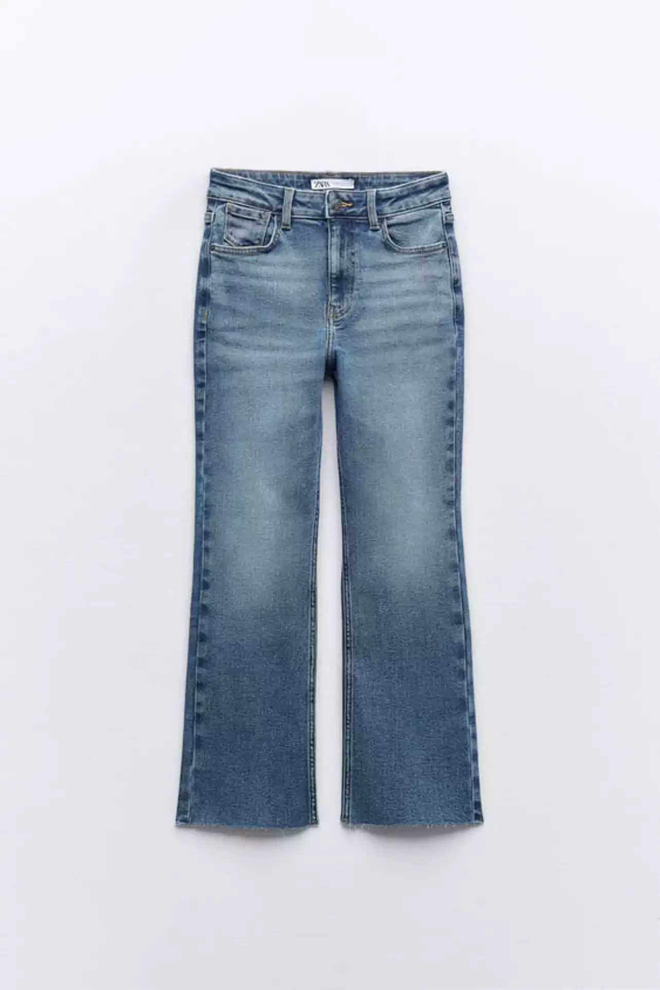 Z1975 Jeans Skinny Flare Jeans Zara Zara Z1975 Slit Flare Slim