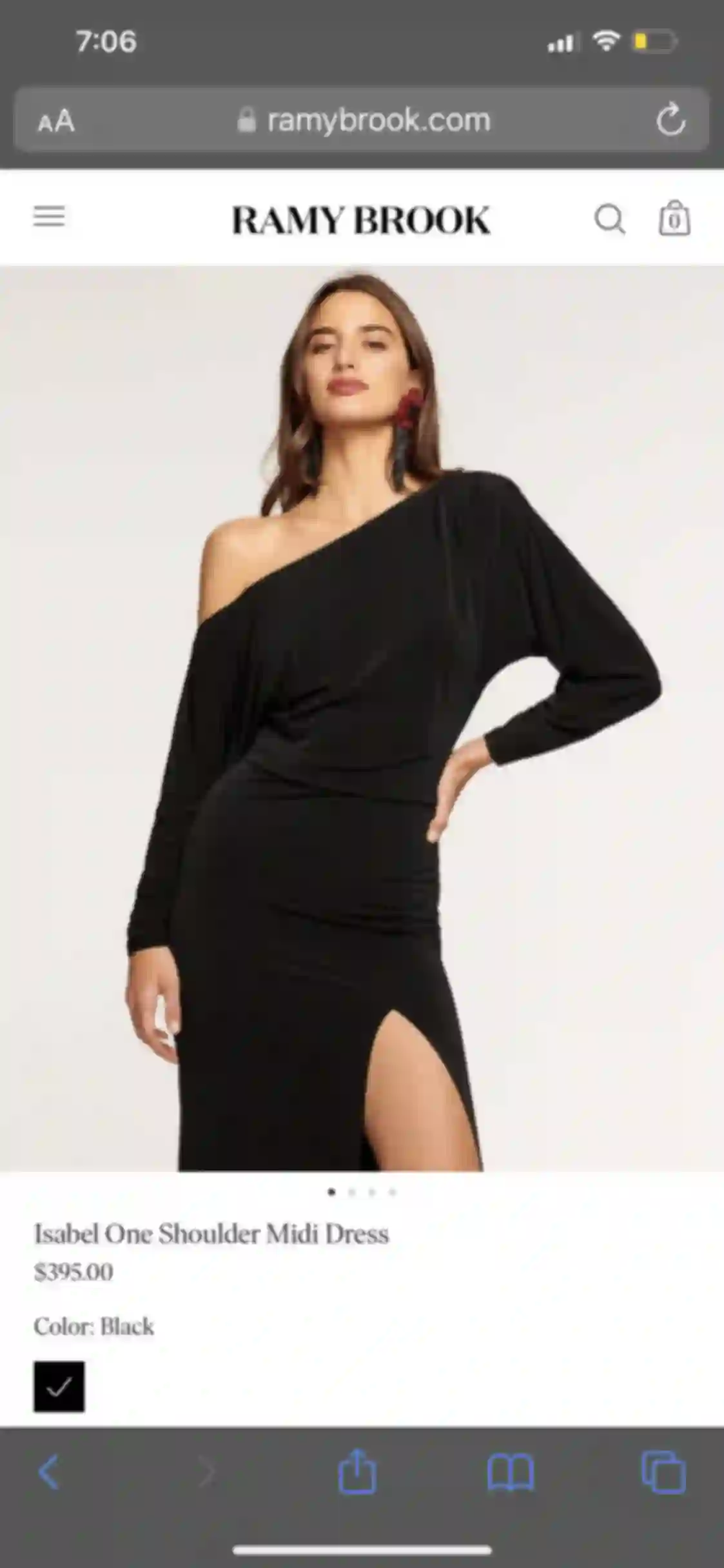 ramy brook one shoulder dress Ramy Brook Benita One-Shoulder Gown in Navy