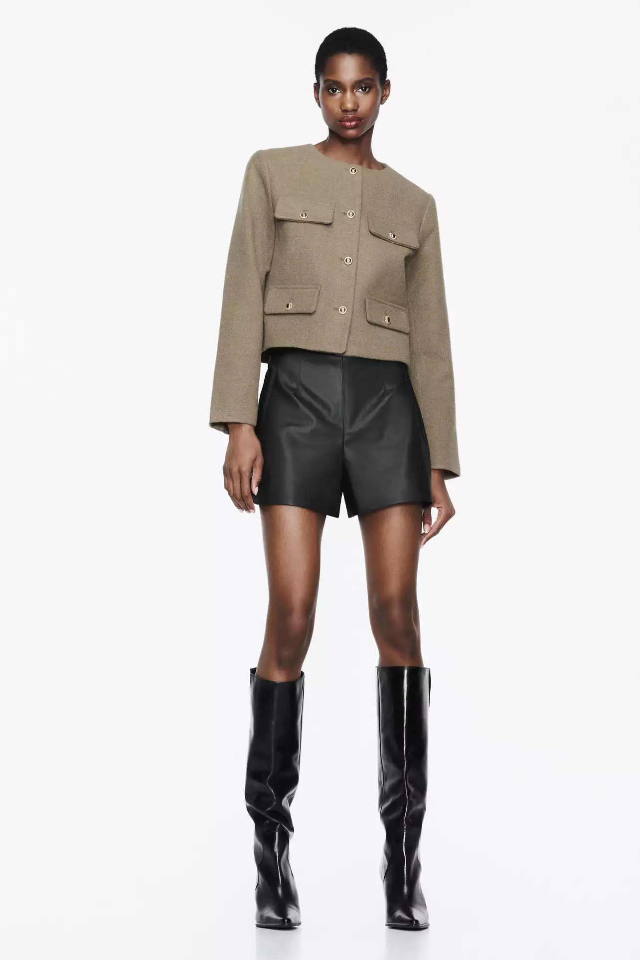 Rodeo – ZARA - CROPPED FLAP JACKET