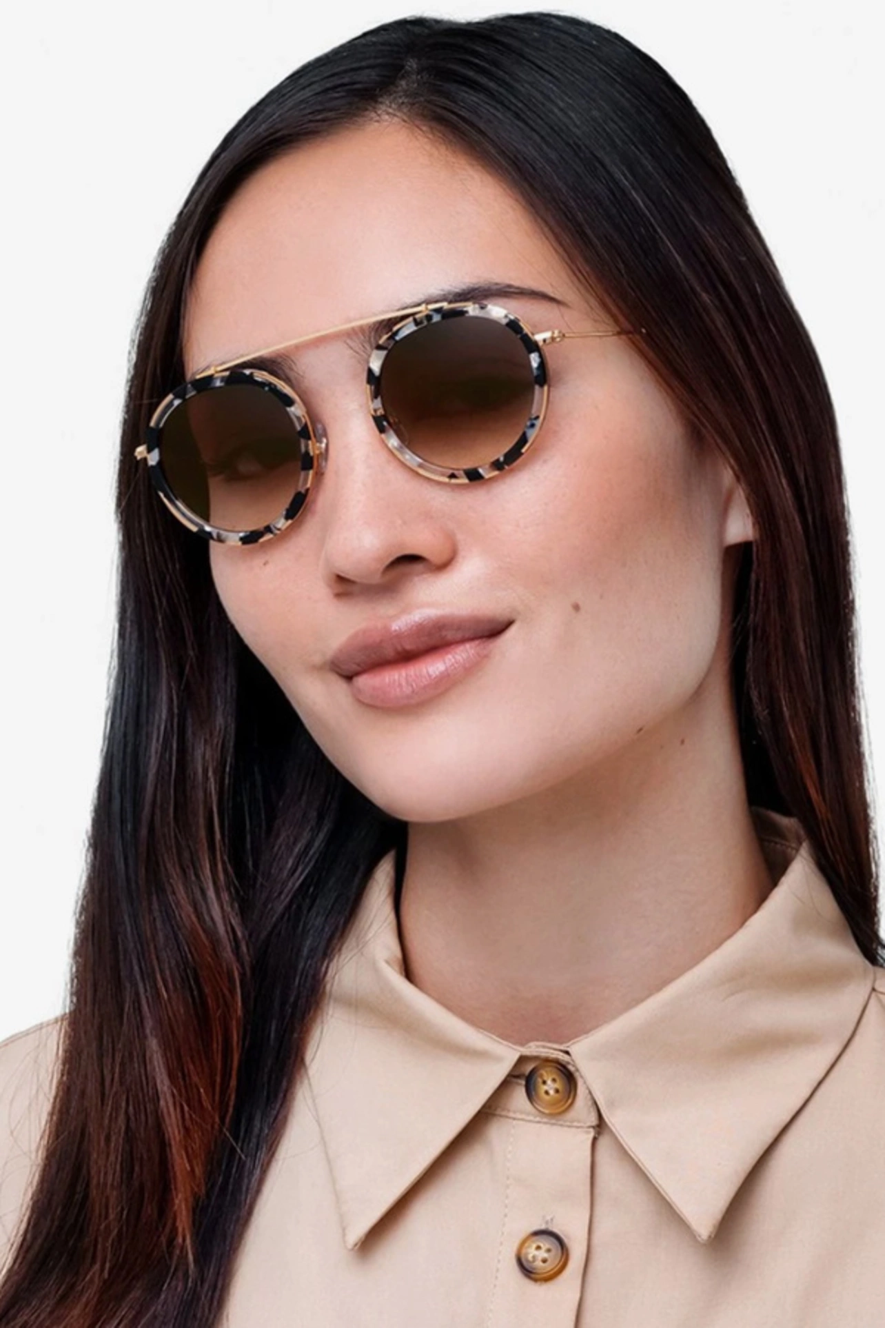 Rodeo – Garmentory - Krewe Conti sunglasses - Gold/Tortoise 