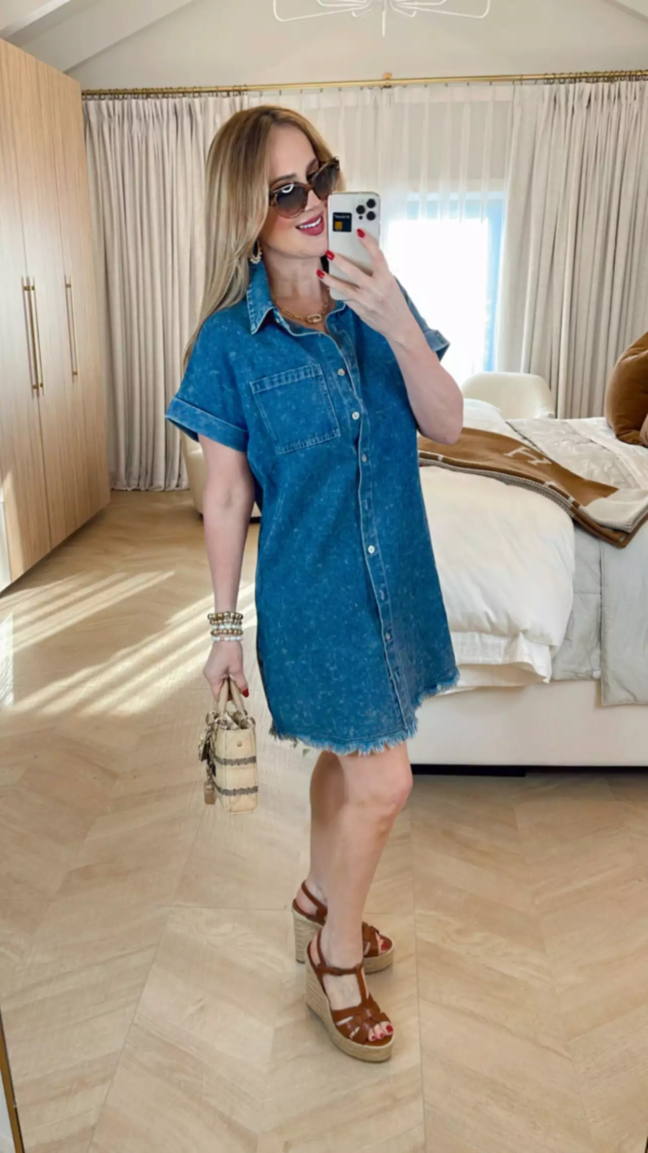 blue ivy denim dress Ivy Denim Dress - Women's Denim Dress main image 1