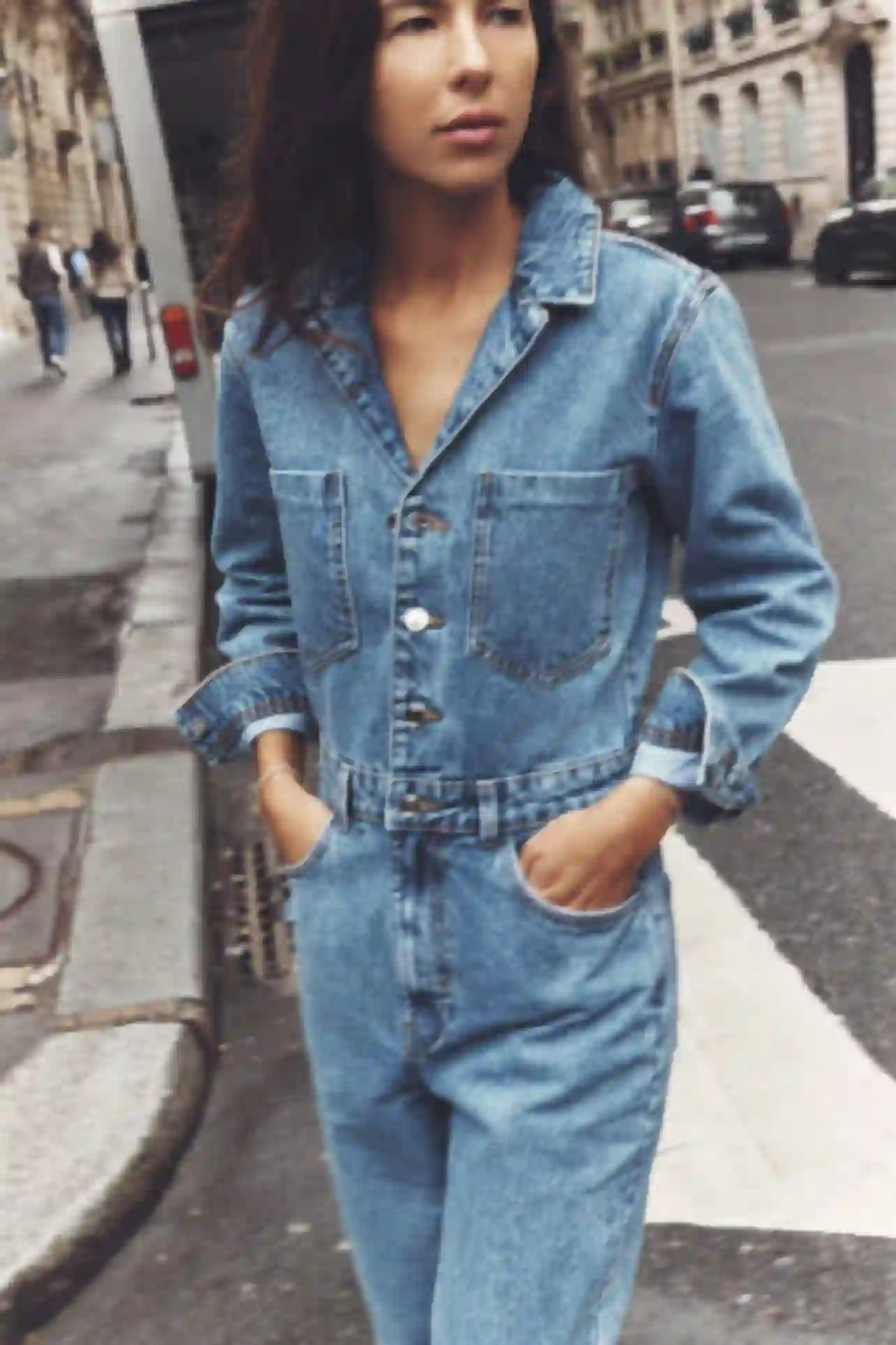 Rodeo – ZARA - Z1975 LONG SLEEVE DENIM JUMPSUIT