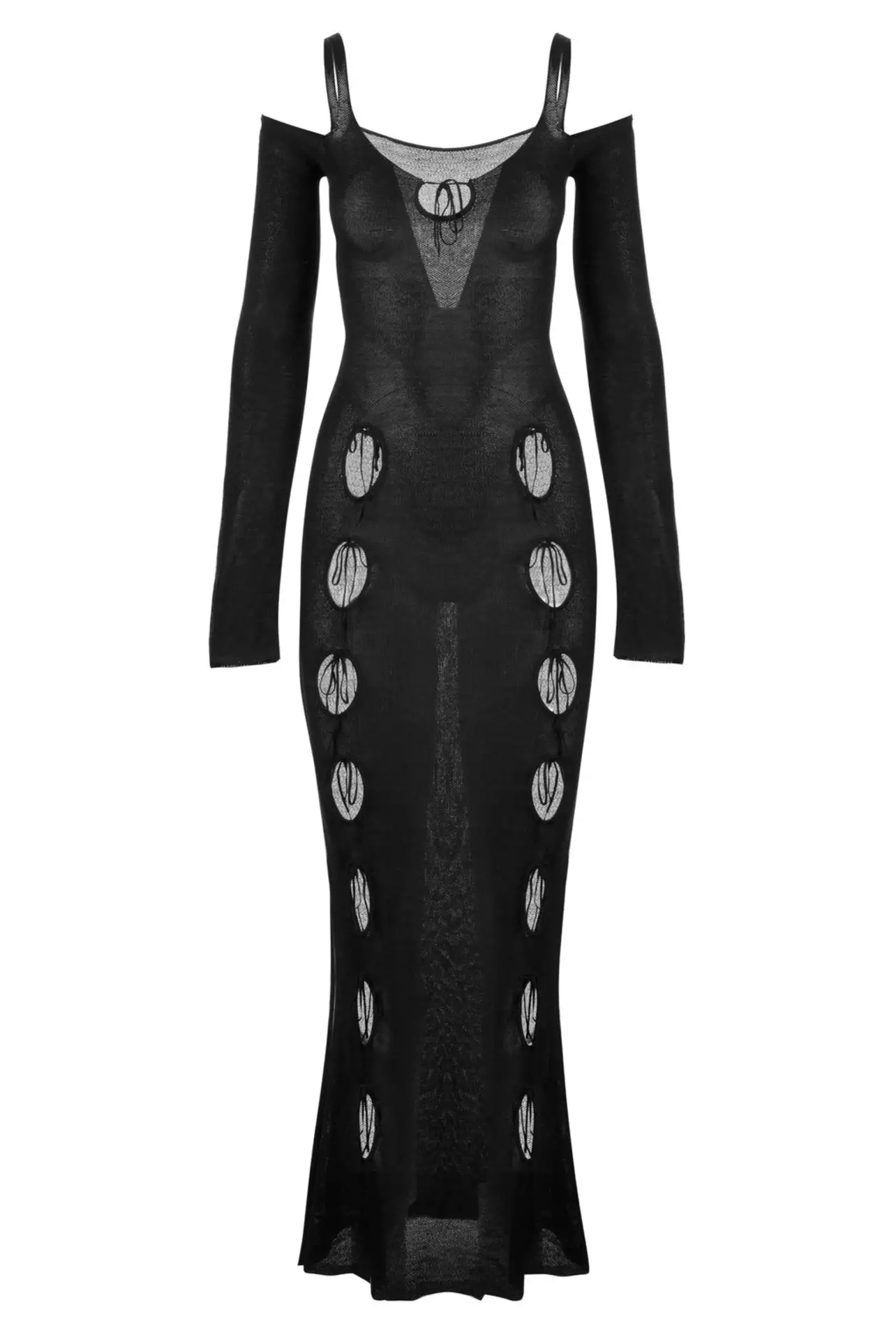 asta resort black dress Dune Silk-Satin Gown in Black main image 0