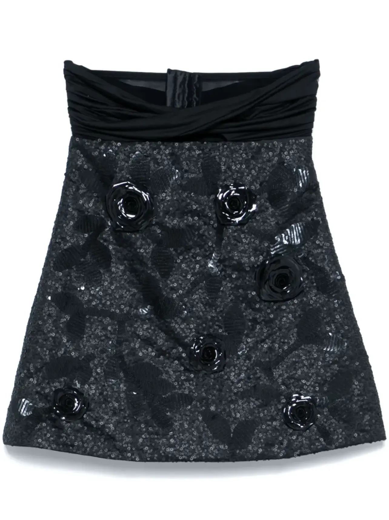 Rodeo  Des Phemmes - DES PHEMMES twisted-detail mini dress - Black