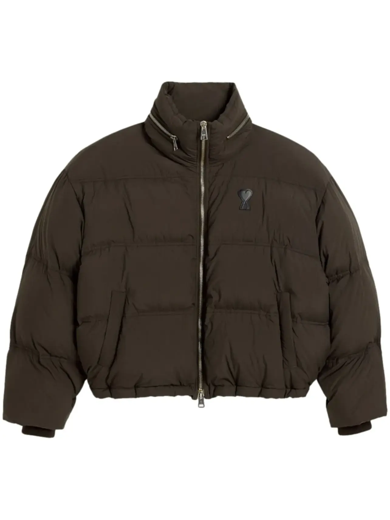 Rodeo – AMI Paris - AMI Paris Ami de Coeur down puffer jacket - Brown