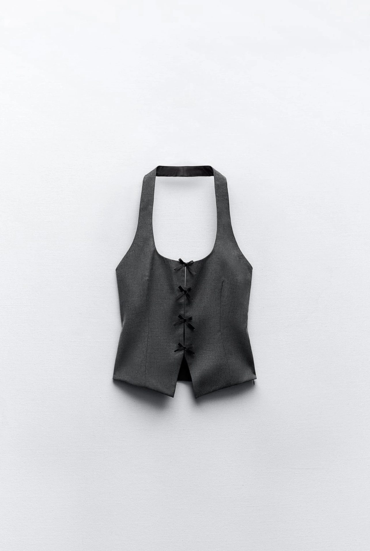 [Kashiko] Bonnie Halter Top /追跡付 Rodeo – ZARA - BOW HALTER TOP