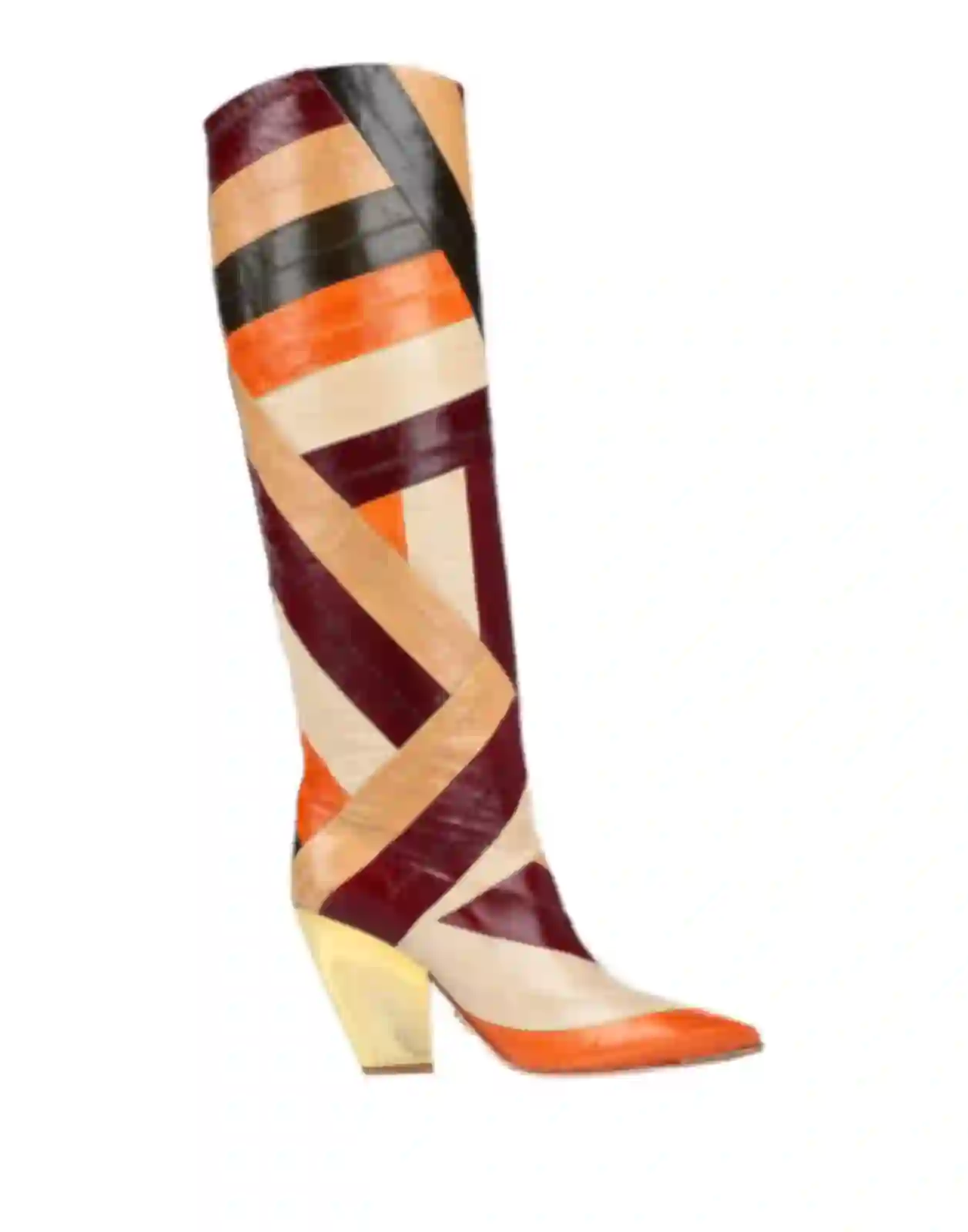 Rodeo – eBay - Tory Burch Lila Patchwork Eel Leather Boots