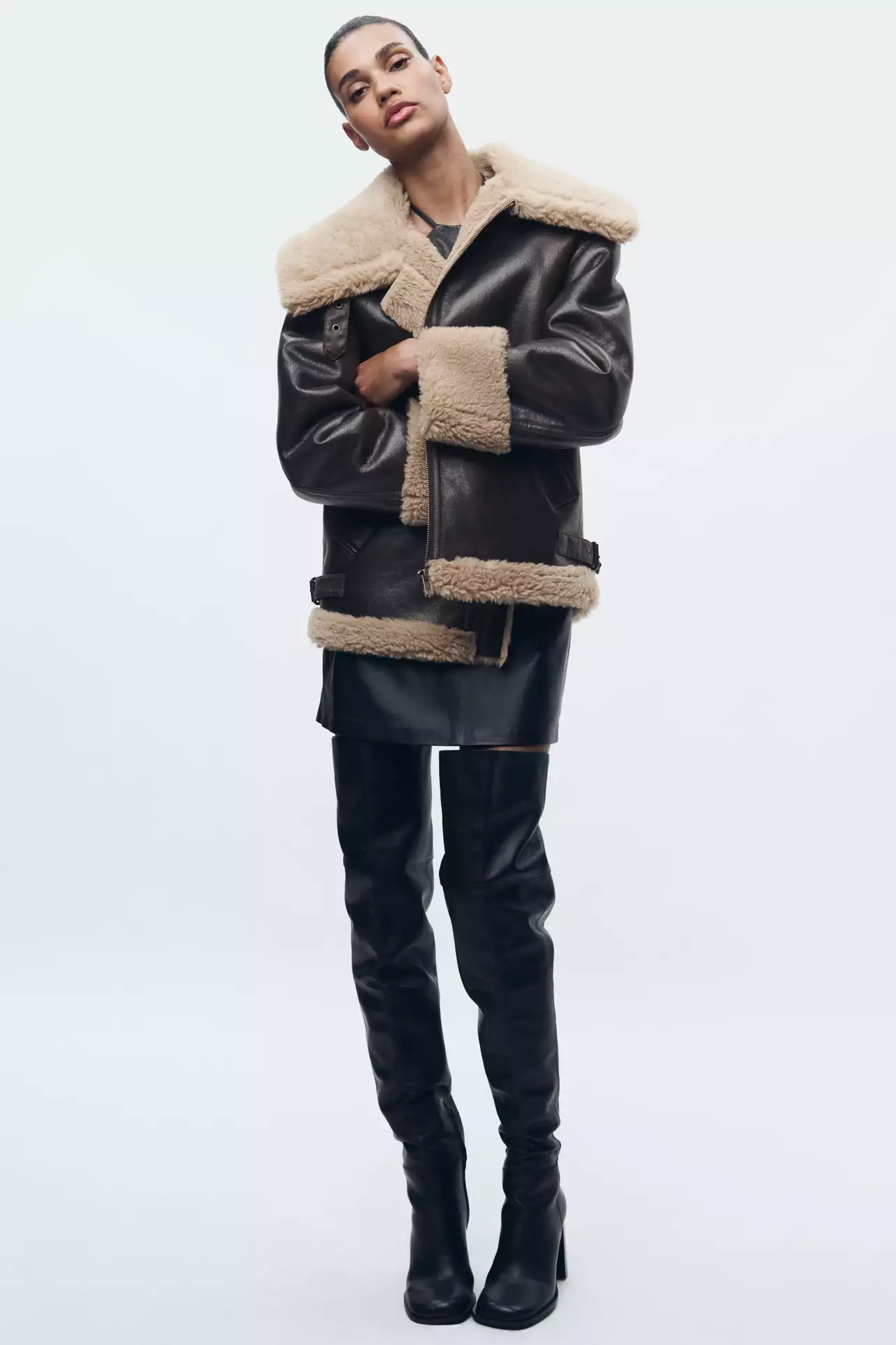 Rodeo – ZARA - ZW COLLECTION DOUBLE-FACED BIKER JACKET