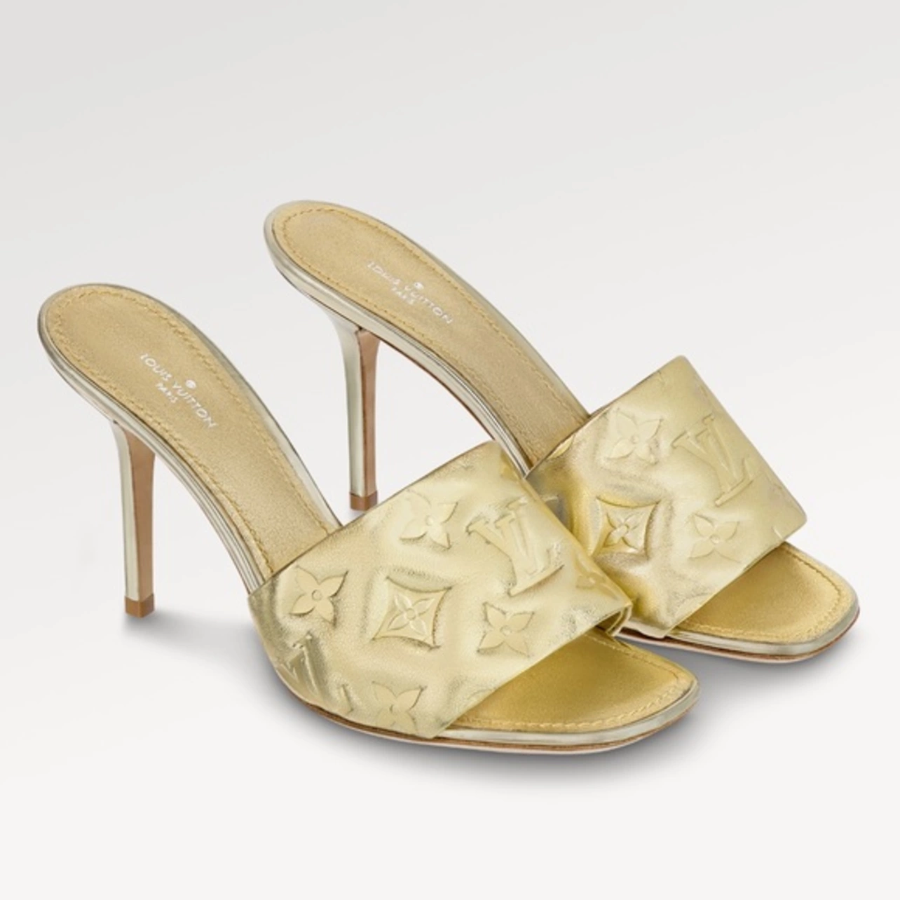 Rodeo – Louis Vuitton - Louis Vuitton Revival Gold Mule Heels 38.5