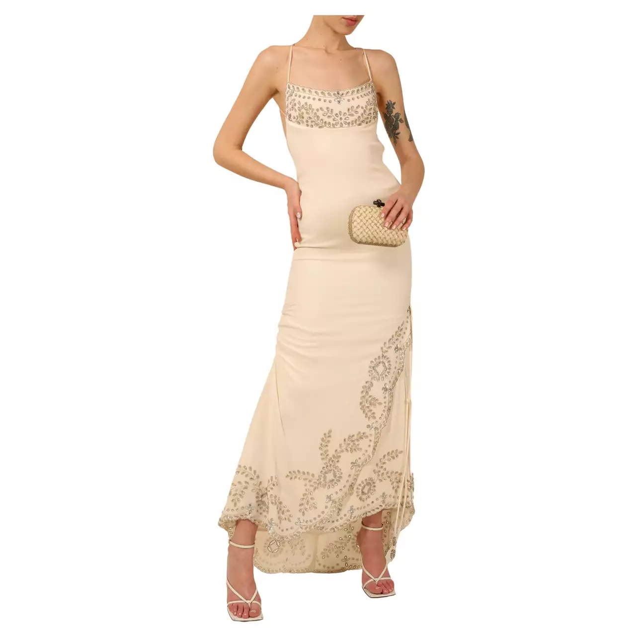 Rodeo – Valentino - Valentino vintage ivory silver sequin