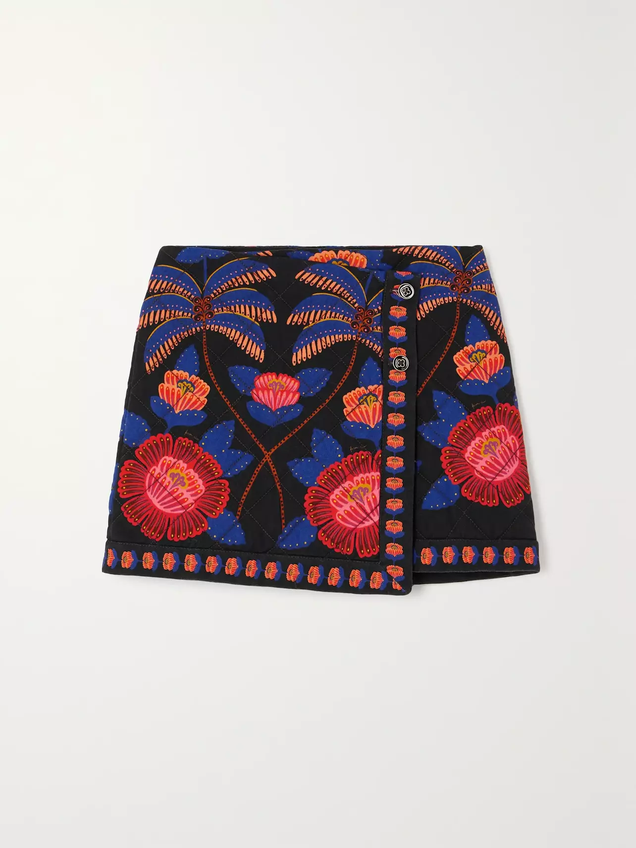 Rodeo – Farm Rio - Living Bloom floral-print cotton-twill mini  display picture 1