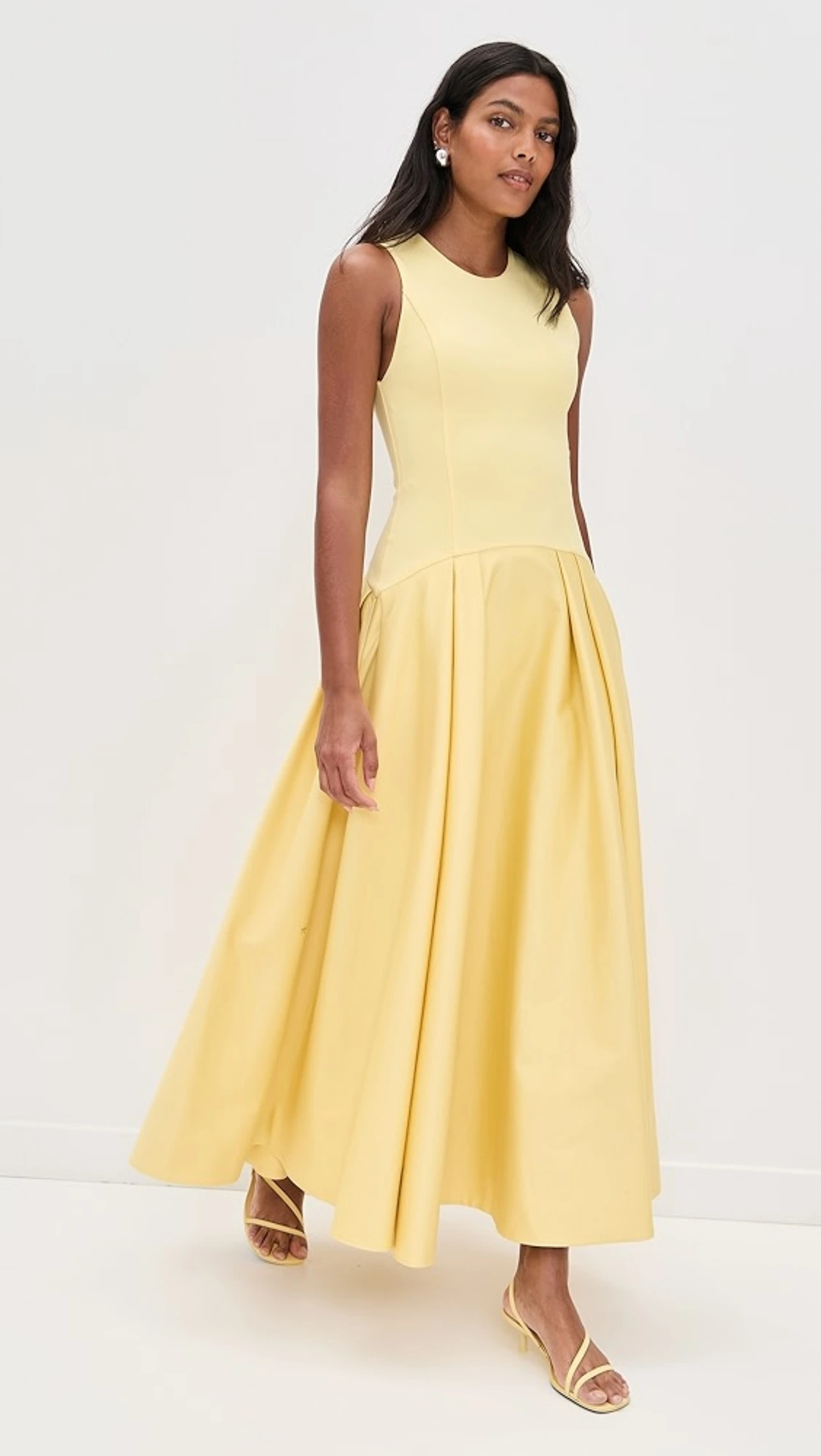 Rodeo  Alice + Olivia - Adley Drop Waist Flare Midi Dress
