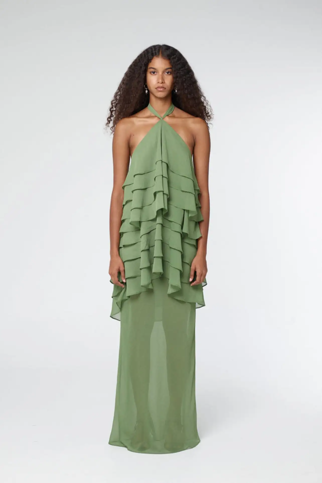 juniper green dress Florence Dress in Juniper main image 0