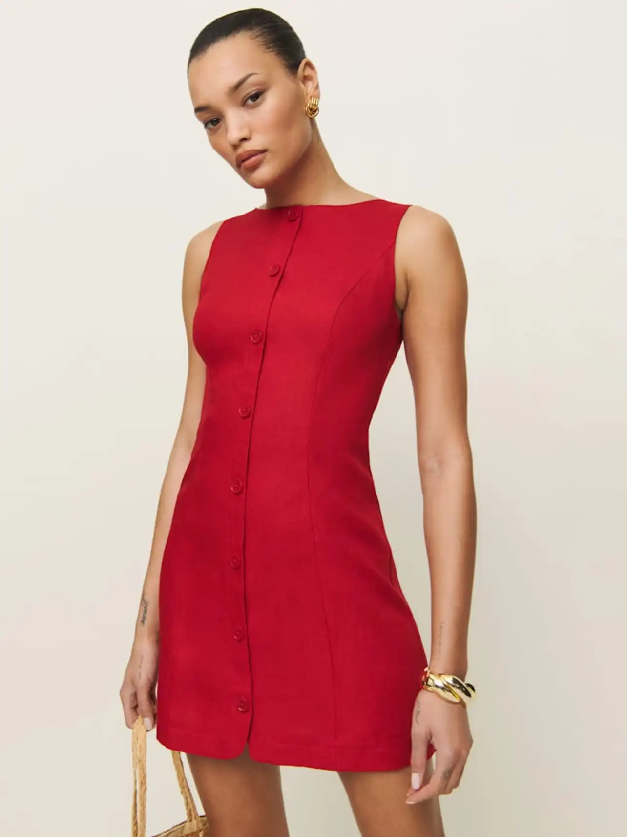 Rodeo  Reformation - Zarae Linen Dress