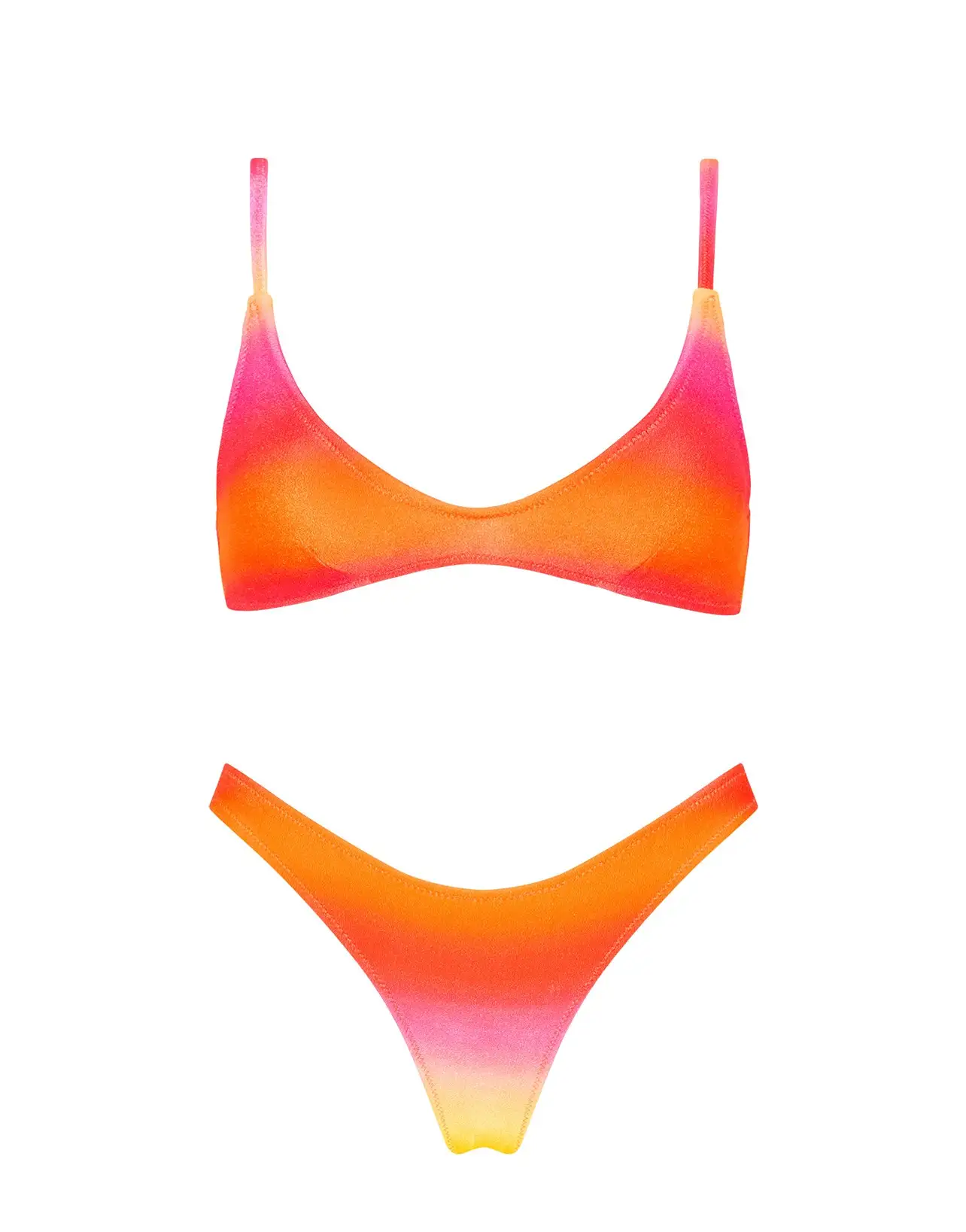 Rodeo – Triangl - MAIA - BOSANA Ombre Velvet Scoop Bikini Set