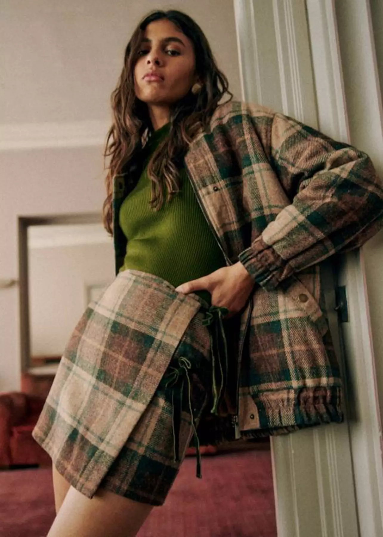 SÉZANE フリル トップス Sezane Gold Blouse — zory mory