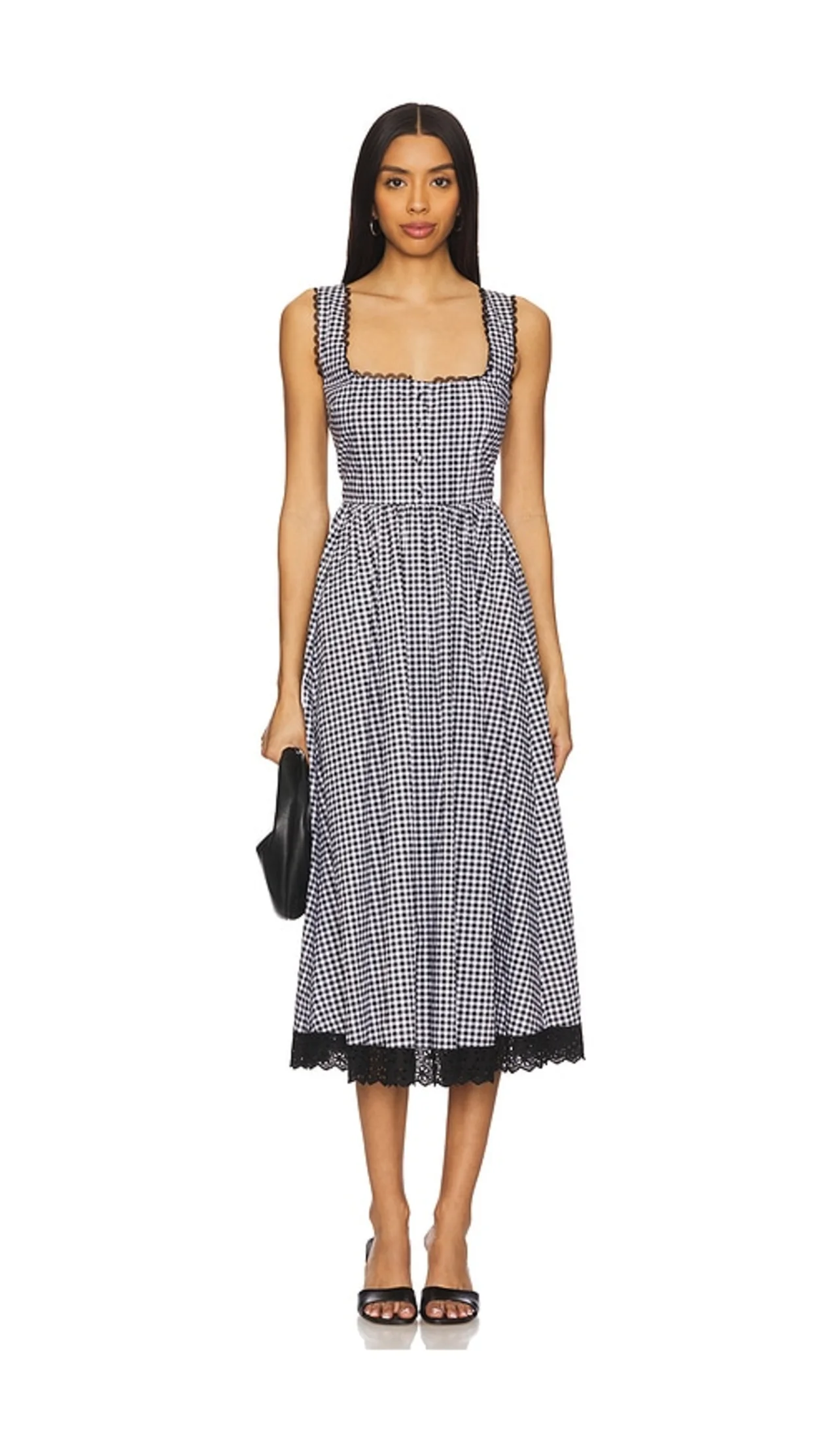 rodeo midi dress At The Rodeo Denim Midi Dress - Dark Denim