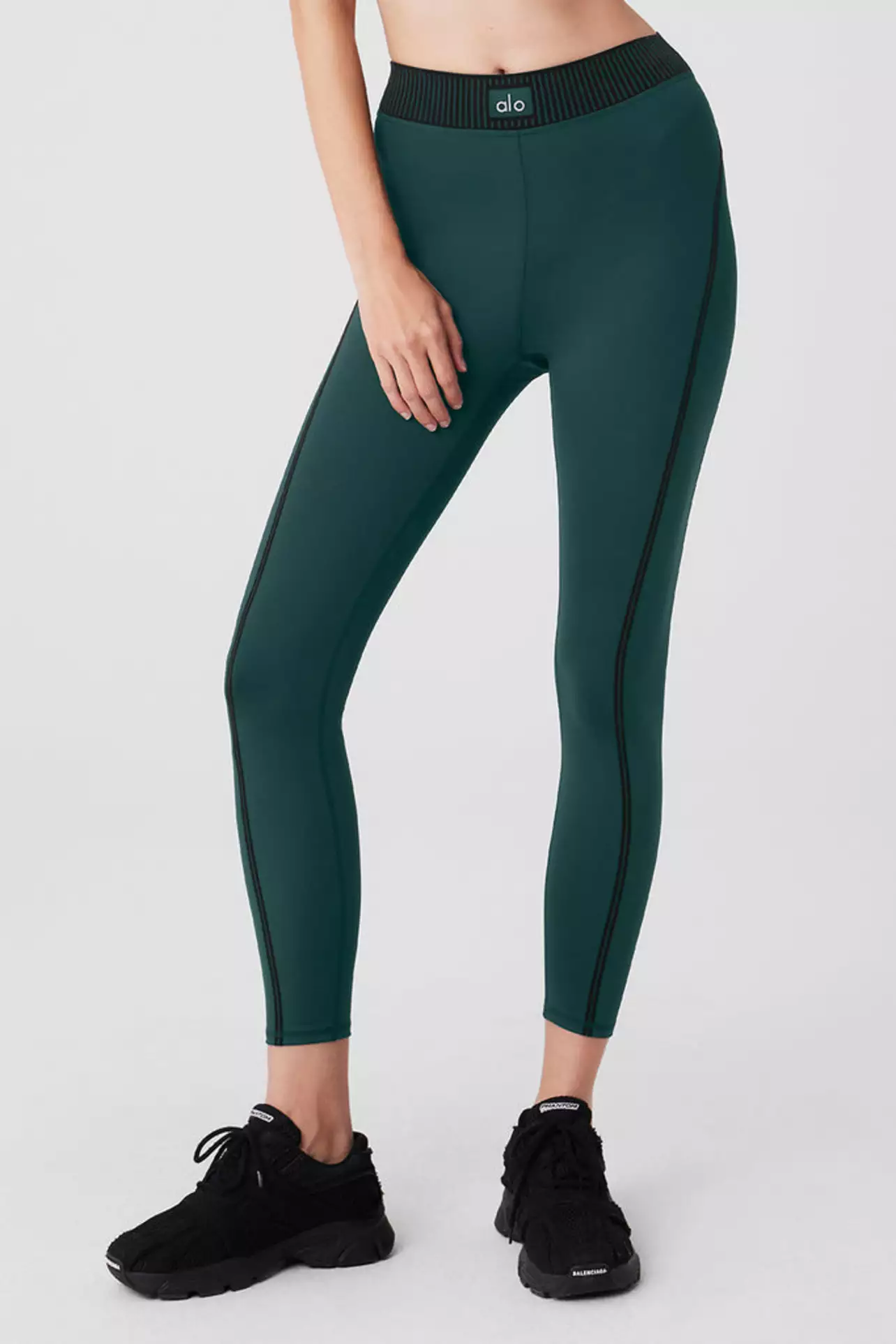 alo 7/8 ハイウエスト airlift レギンス ダークグリーン Rodeo – Alo Yoga - Airlift High-Waist 7/8 Line Up Legging