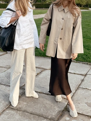 Rodeo – Sezane - Carter Jacket - Light Beige - Organic Cotton - Sézane