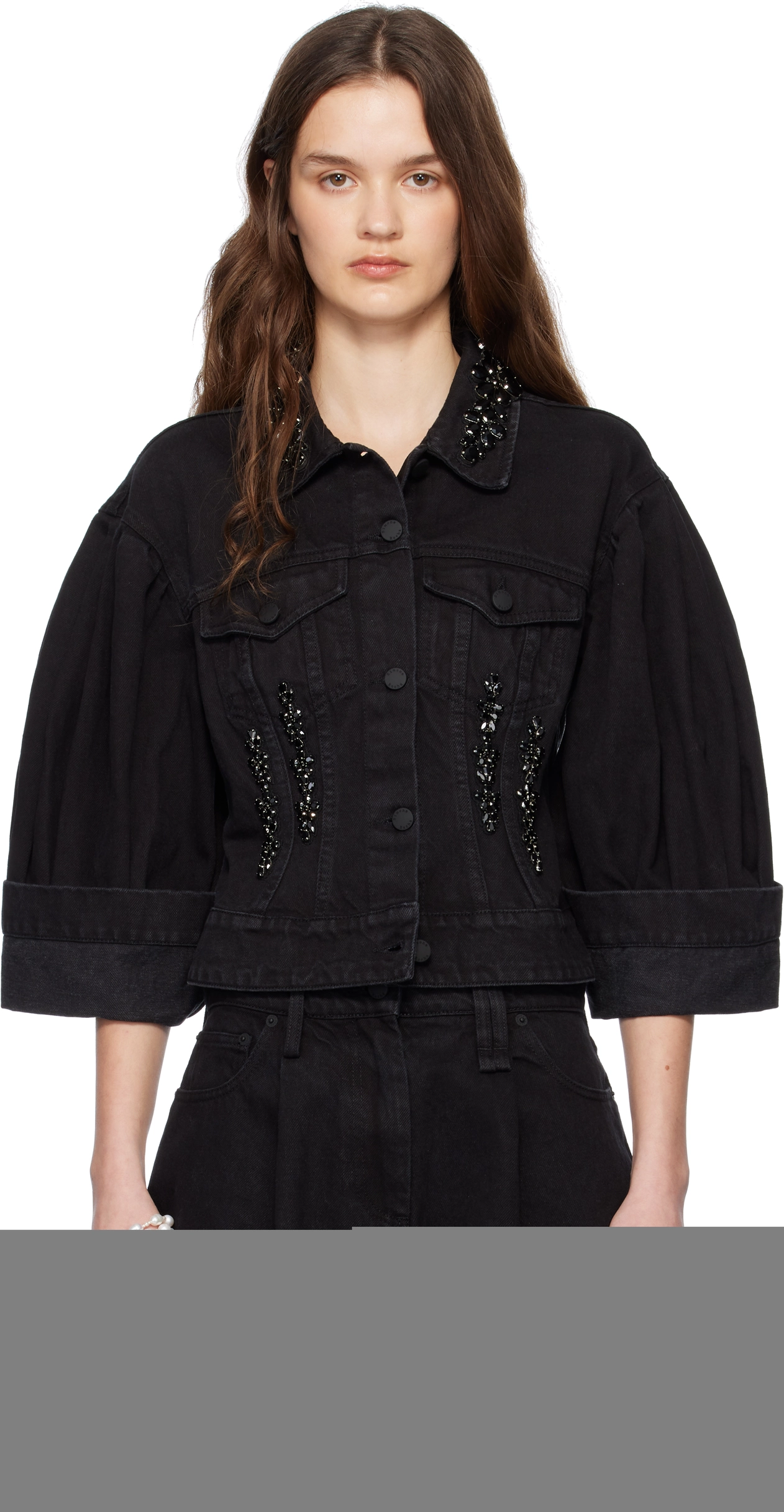 Rodeo – SSENSE GLOBAL - Simone Rocha Black Turbo Embellished