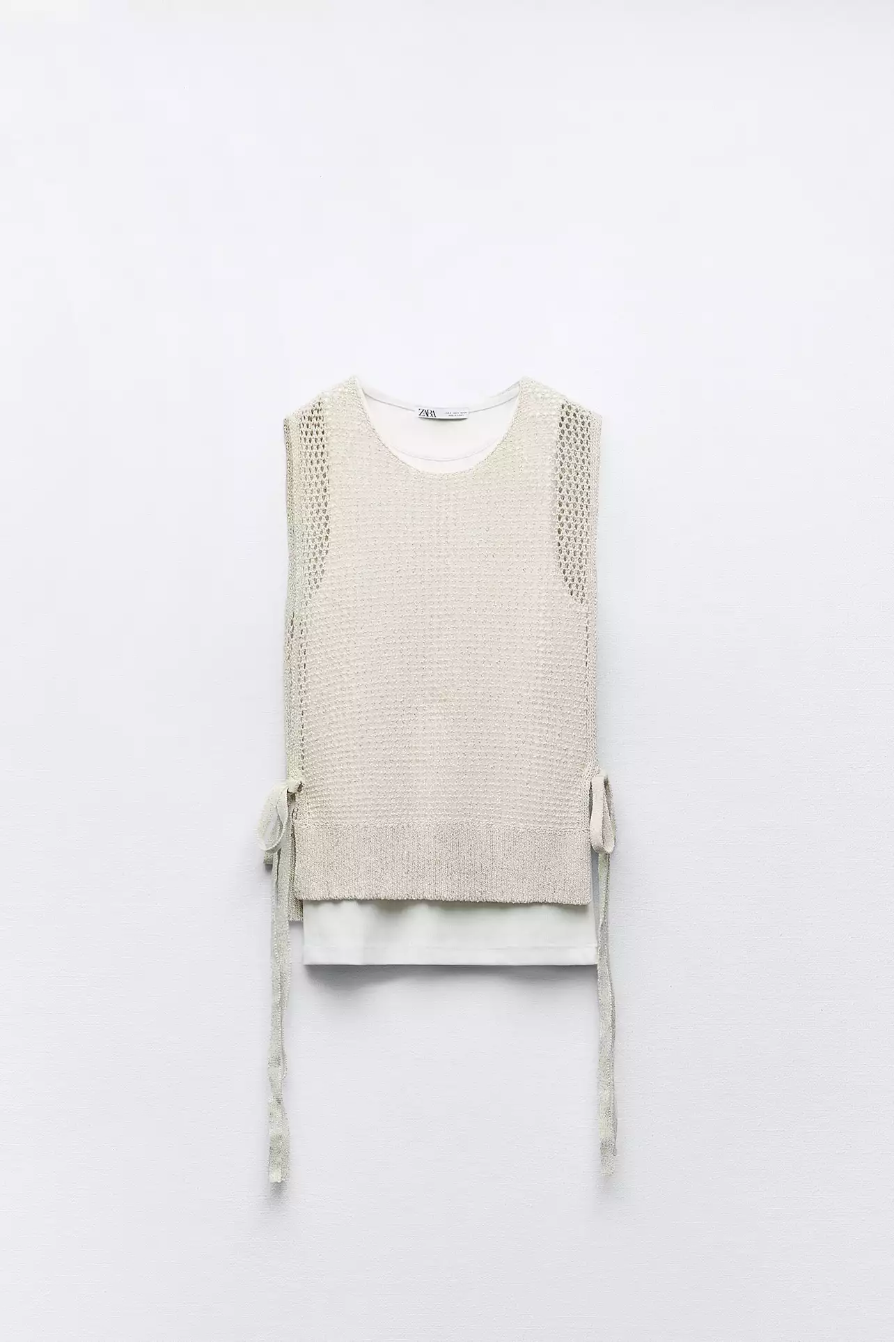 天 Rodeo – ZARA - ZARA NEW WOMAN CONTRAST T-SHIRT AND VEST