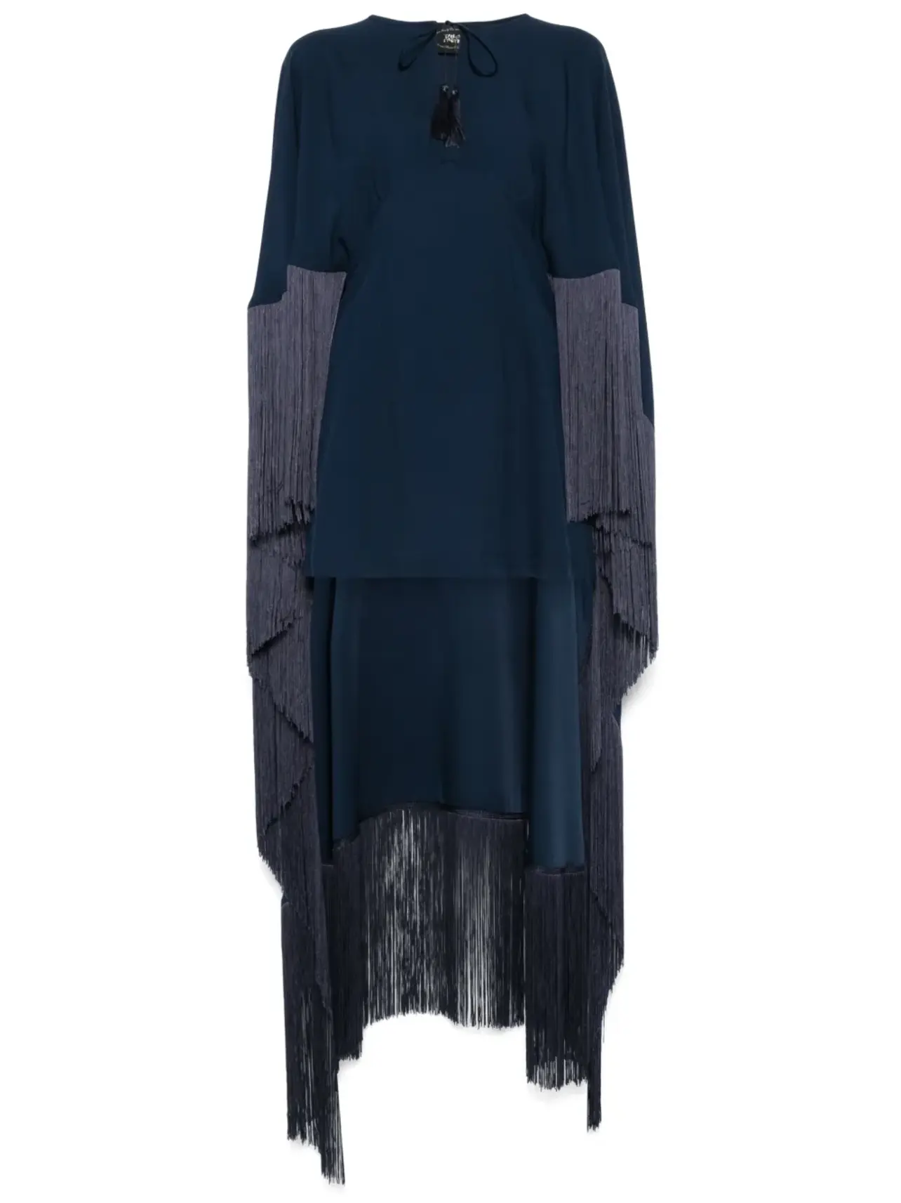 Rodeo  TALLER MARMO - Taller Marmo cape-detail mini dress - Blue