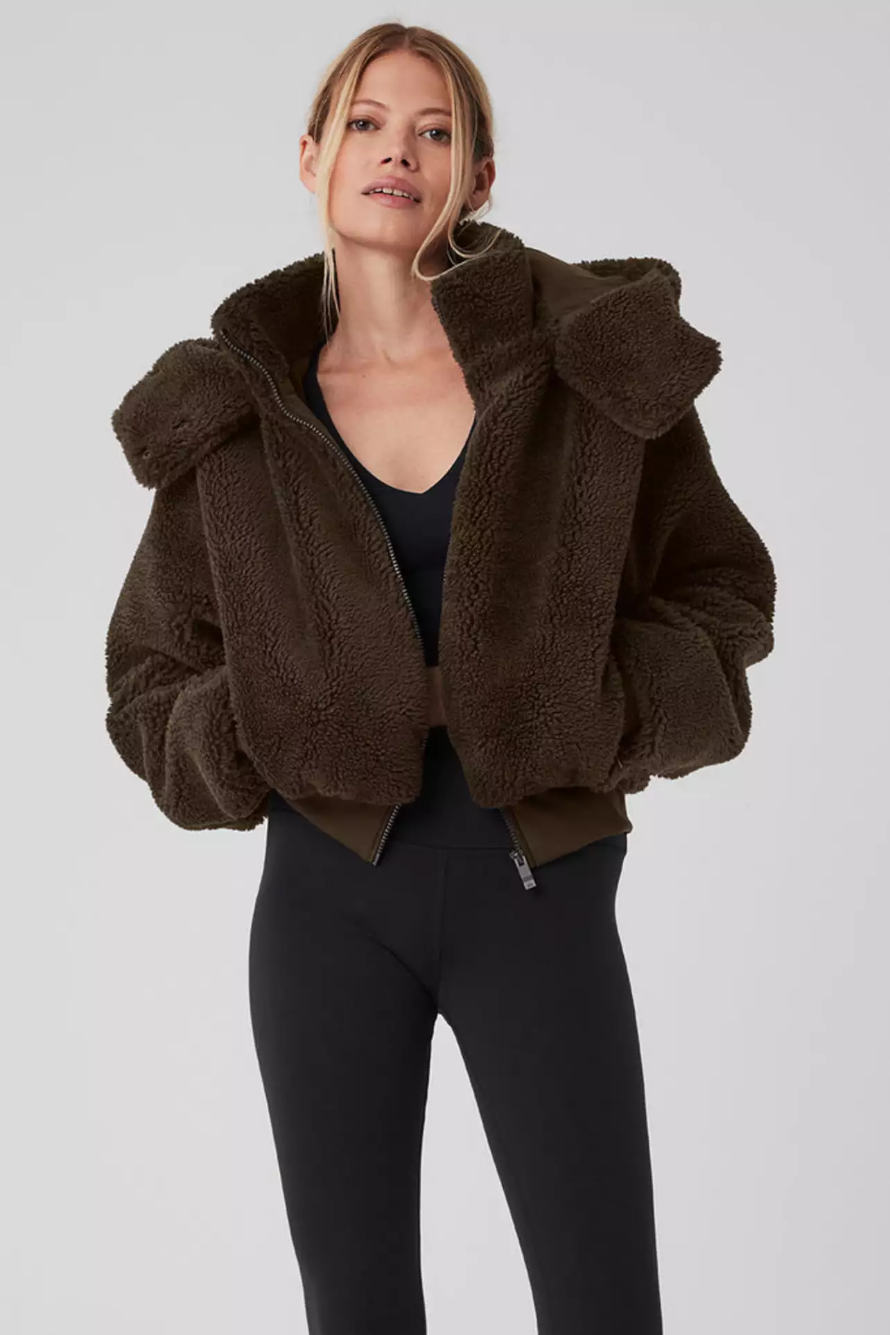 Foxy Sherpa Jacket - Ivory | Alo Yoga