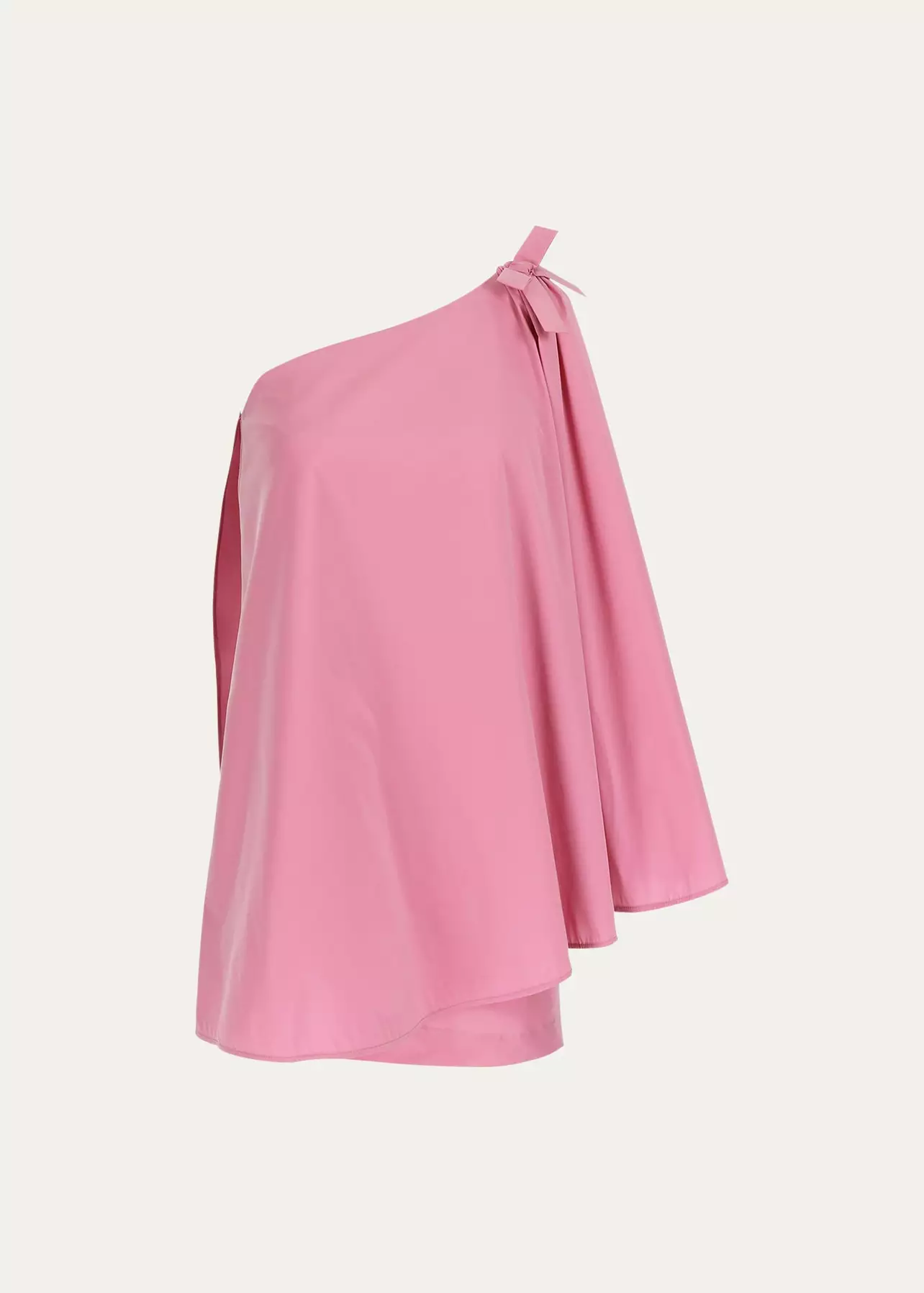 knee length dresses for ladies One Shoulder Mini Dress with Long Cape