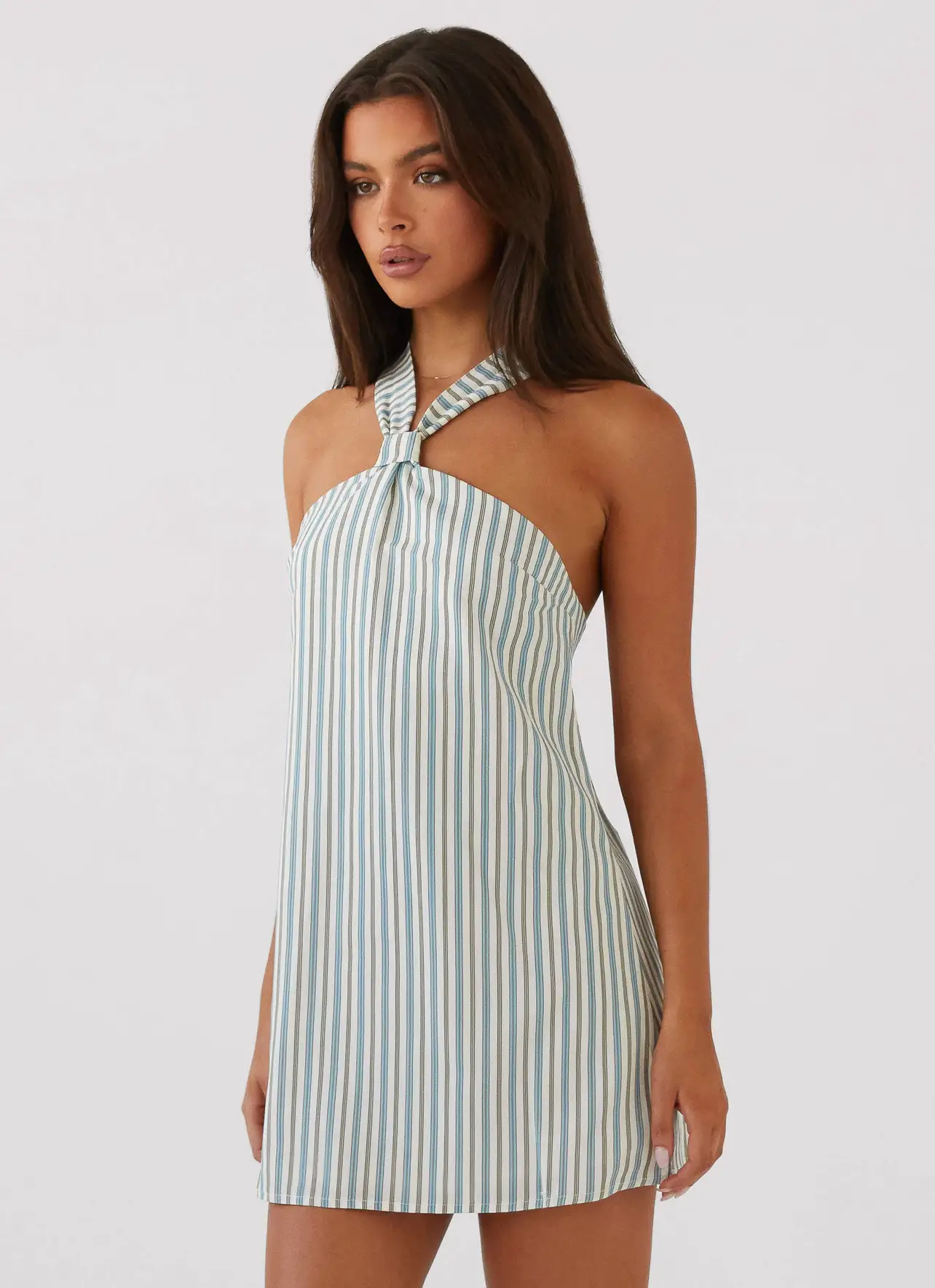 long sleeve slip dress Heather Gray Ribbed Knit Long Sleeve Turtleneck Zip Up Dress Small main image 1