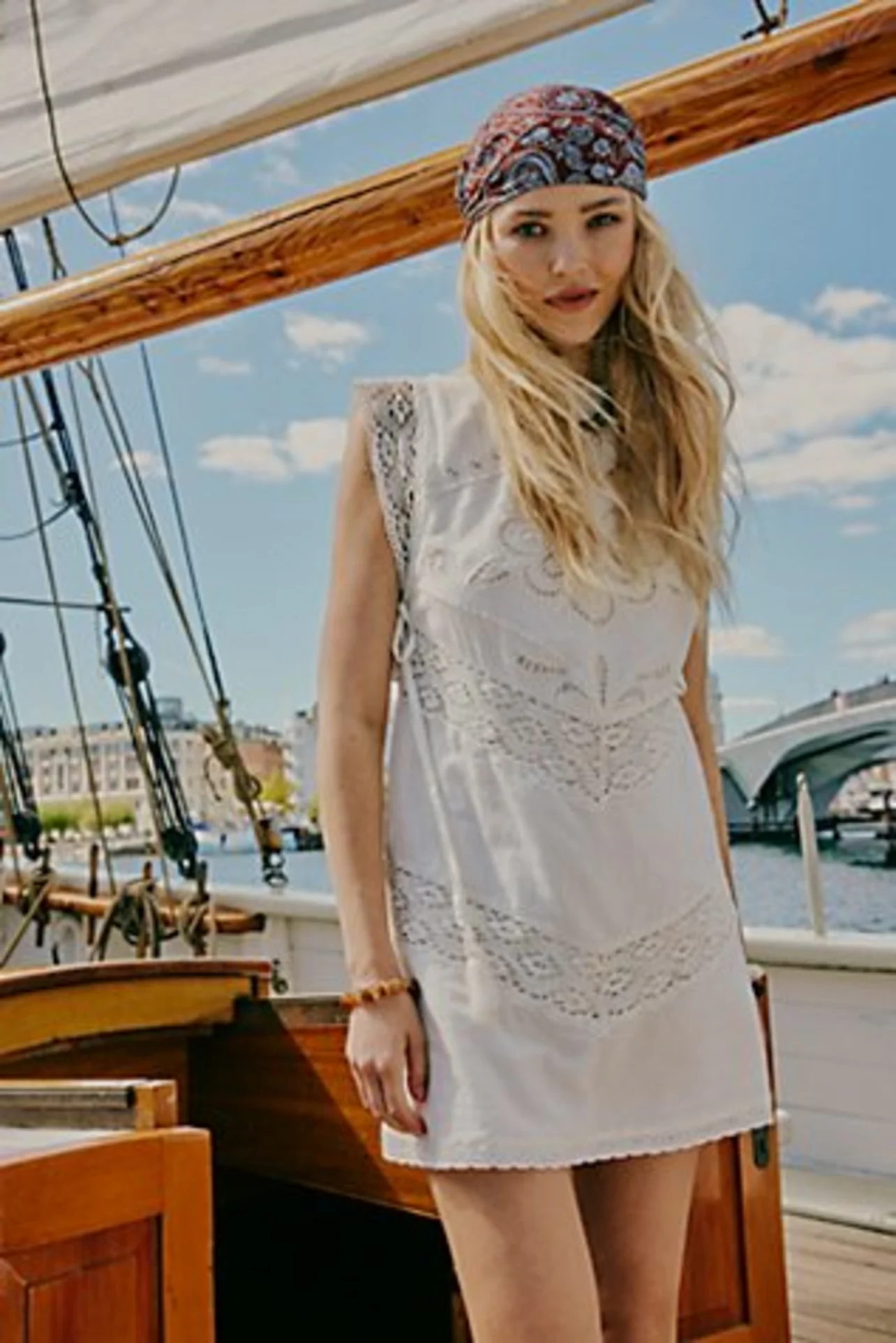knee length dresses for ladies Western Wind Tie Mini Dress